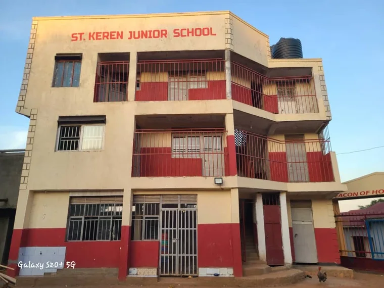 The front school block at St. Keren Junior School